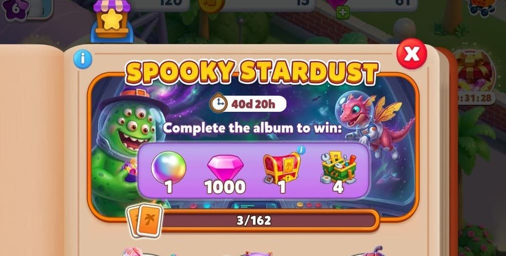 spooky stardust halloween cards event in reality bay