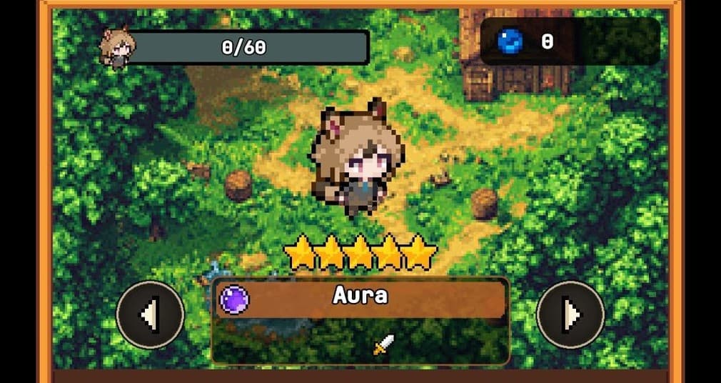 aura the cat like character in legend of witch