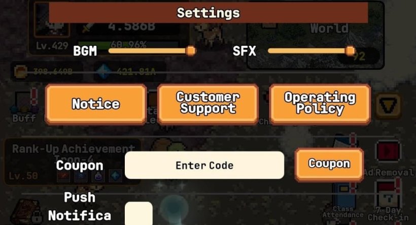 code redeem window in legend of witch