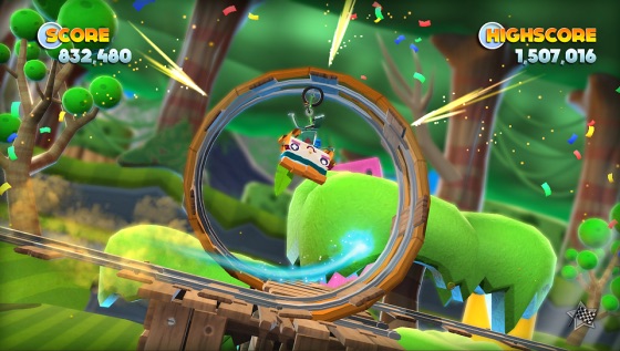 Joe Danger 2: The Movie does a ridiculous jump, spins three times, and lands perfectly on PS Vita