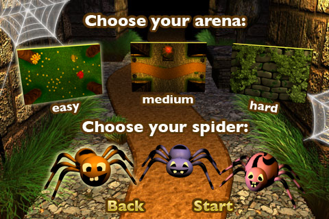 Free iPhone game: Bugs&Spiders