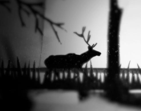 Elk is a stop-motion stealth/puzzle platformer set in the shadowy wilderness