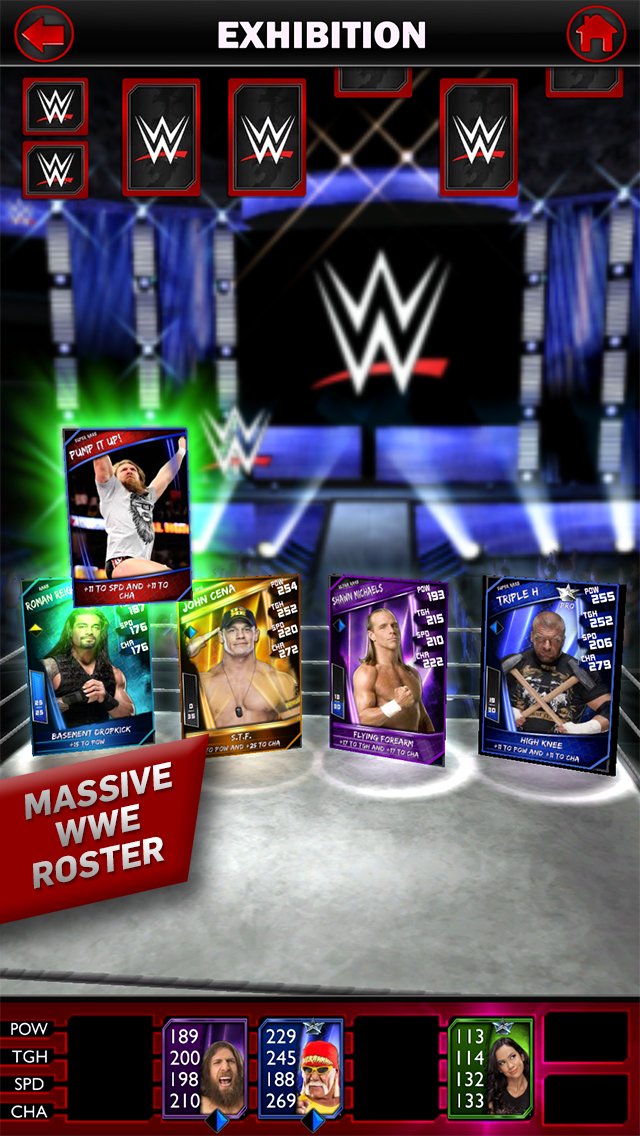 Out at midnight: WWE SuperCard is a card battler set in the WWE universe for iPad and iPhone