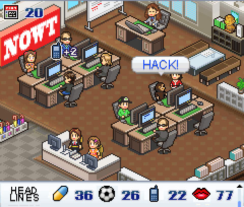 If tabloid journalism was a Kairosoft game