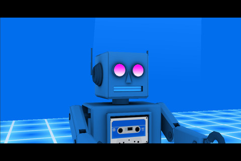 Avoid mechanical dancing girls in Go Robo! for iPhone and iPad