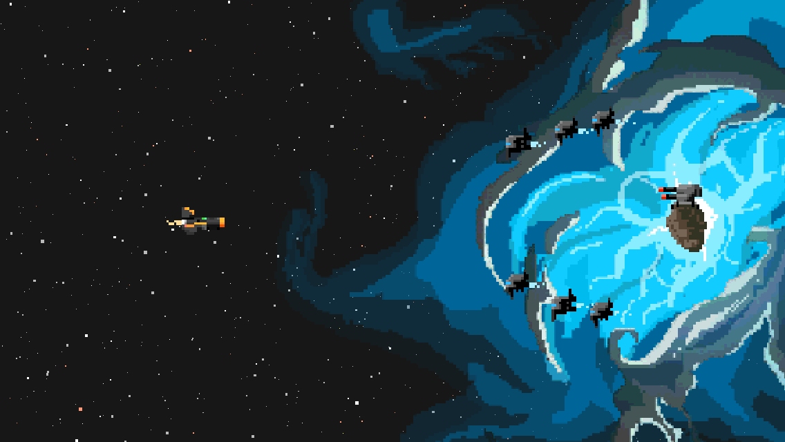 Supermassive is an explosive space shooter with big pixels, bigger attitude