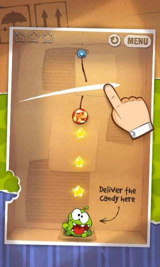 Cut the Rope for iOS and Android gains 25 new levels in 'Buzz Box' update