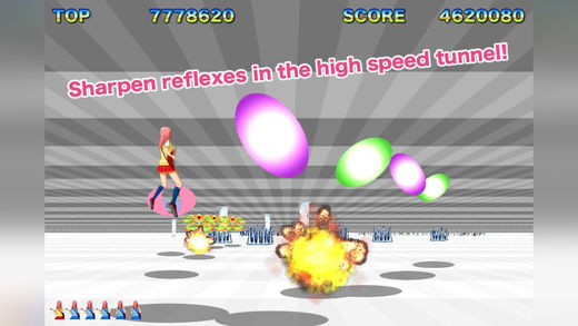 TravelShooting JP is a free Space Harrier-like shooter with added Japanese schoolgirl