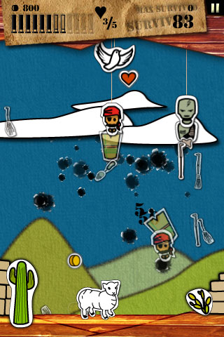 Zombies vs Sheep chews up App Store