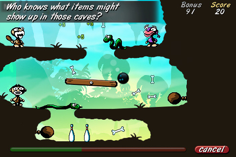 Cave Bowling rolls onto iPhone