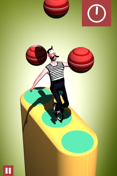 Bamba is a bonkers balancing unicycle game that's out right now for iOS and Android