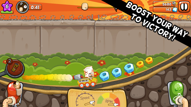 Freak Circus Racing lands its gross-out humour and speed challenges on iOS and Android