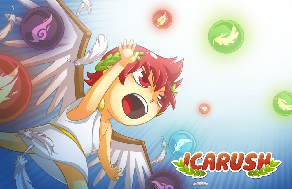 Out at midnight: Icarush is a tappy endless jumper that sees you skirting too close to the sun on iPad and iPhone