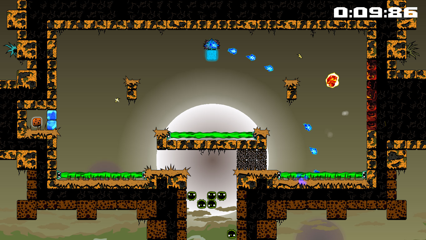 Hardcore 2D platformer Fenix Rage will probably make you break your Vita in 2015