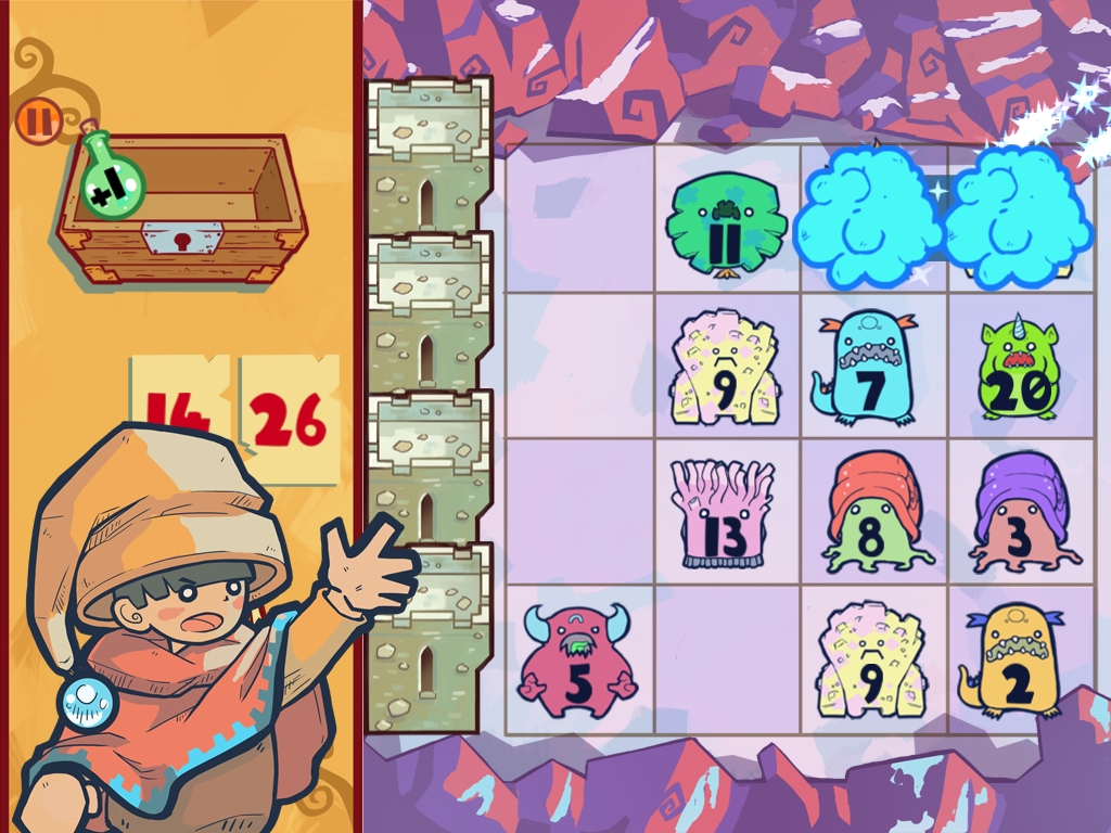 You'll use the power of maths to defeat monsters in cutesy iOS game The Counting Kingdom