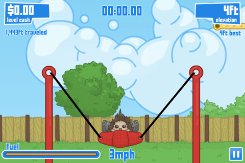 Free iPhone game: Hedgehog Launch