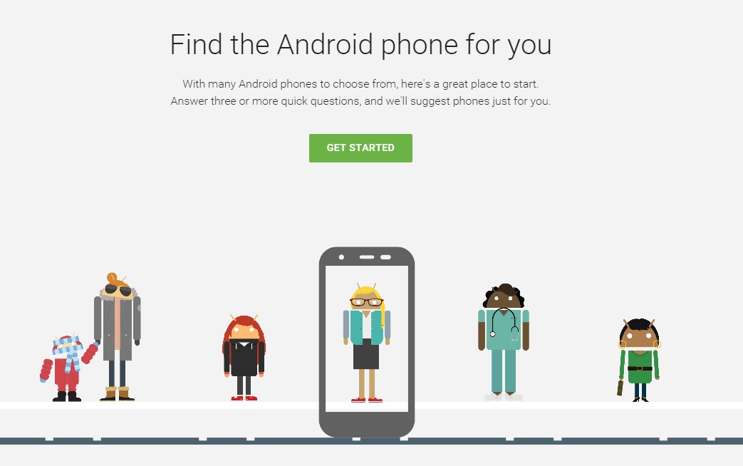 Google rolls out suggestion tool to help find the right Android phone for you