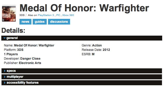Medal of Honor: Warfighter icon