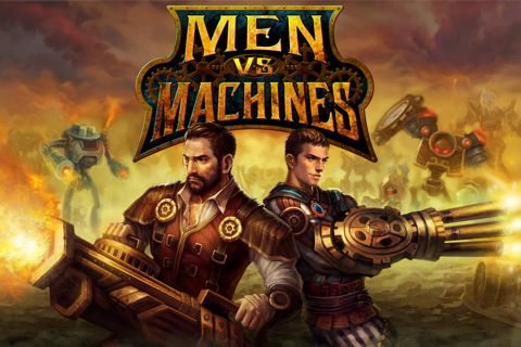 Freemium Gun Bros re-skin Men vs Machines now available for iOS