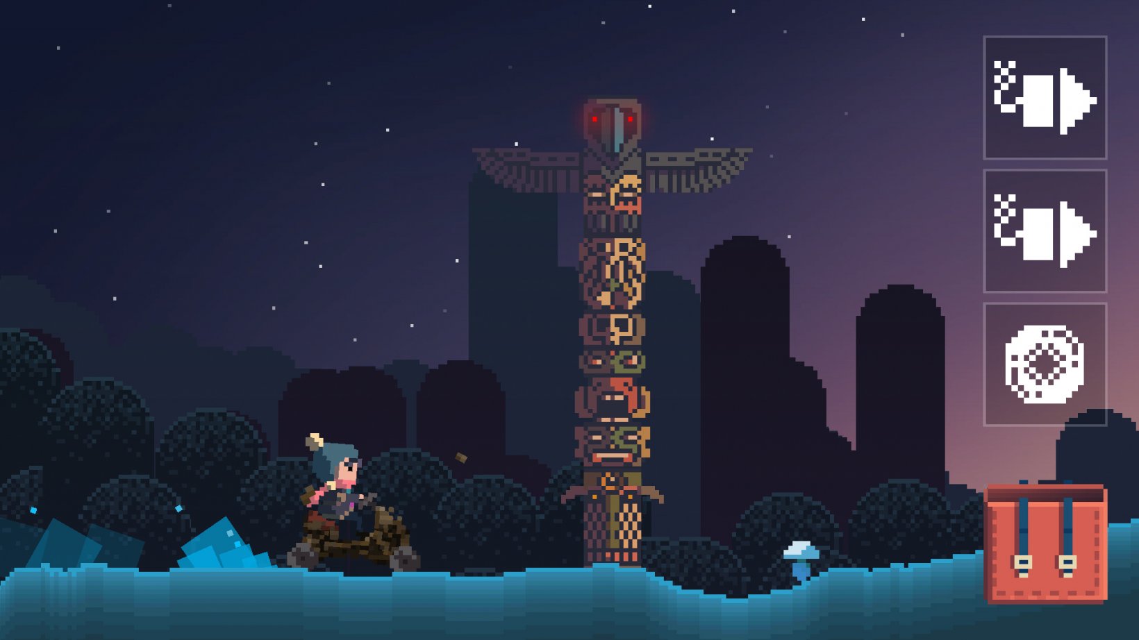 Summer Catchers follows a girl's journey through a mystical pixel-art forest