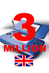 Three million DSs sold in the UK in two years