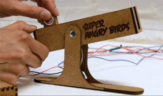 Students create custom slingshot controller for Angry Birds