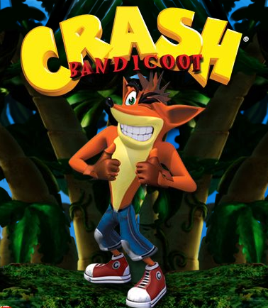 Crash Bandicoot spinning onto N-Gage