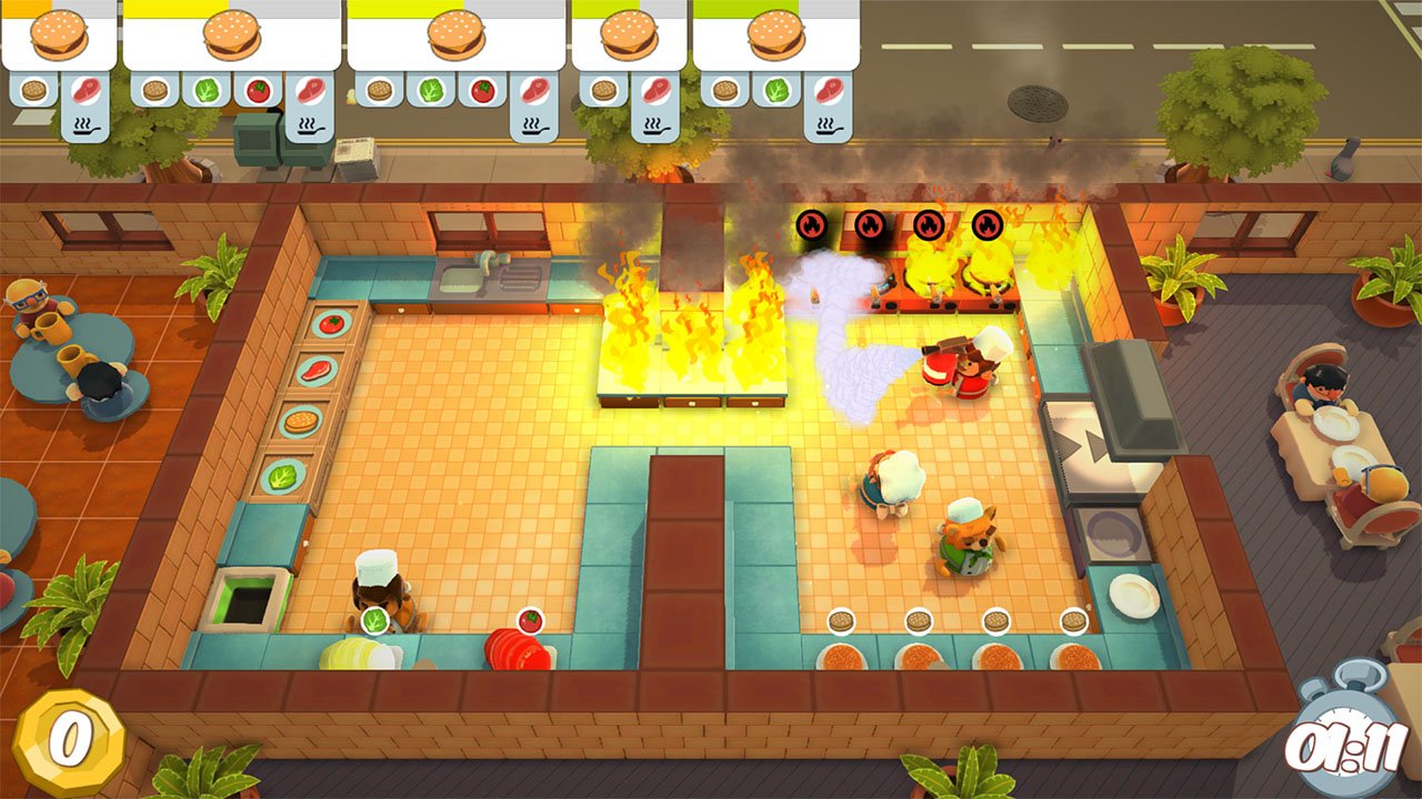 Overcooked: Special Edition implements the Switch's HD Rumble in a pretty cool way