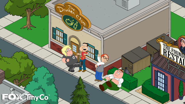 Giggity giggity - TinyCo shows off first screens of upcoming Family Guy game