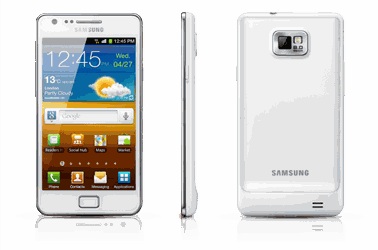 Vodafone first out of the gates in the UK with the white Samsung Galaxy S II