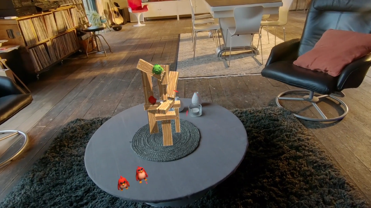 Angry Birds: First Person Slingshot is bringing the loveable birdies to your living room on Magic Leap One