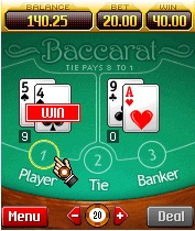 Play real-money Baccarat on your mobile