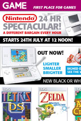 GAME's Nintendo Bargain Day kicks off at noon