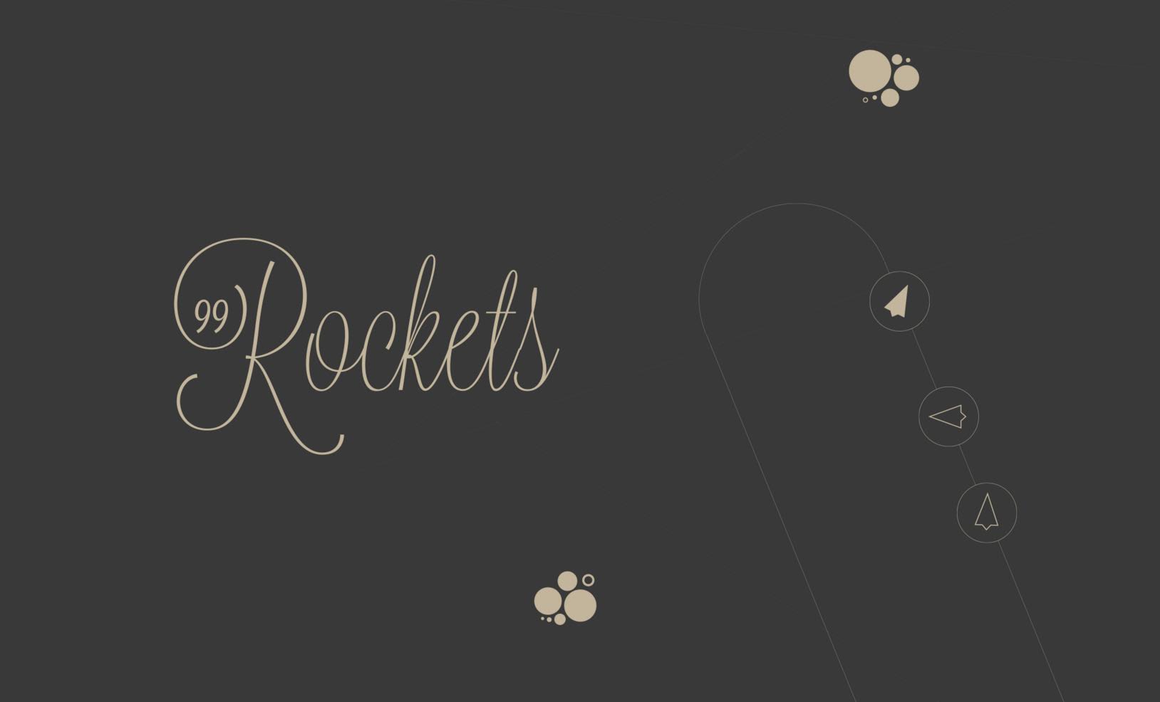 99 Rockets looks to be an elegant balance of art, ambience, and destruction