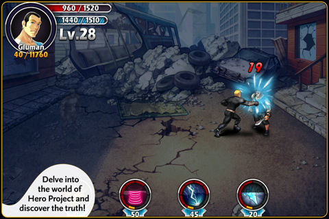 Free iPhone game: Hero Project