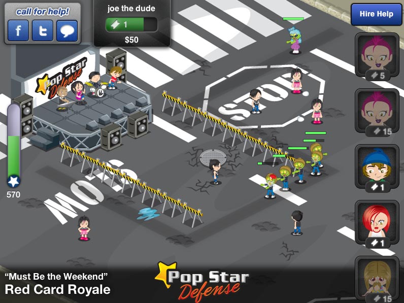 Game Closure demos cross platform HTML5 tech at Google I/O with browser game Pop Star Defense