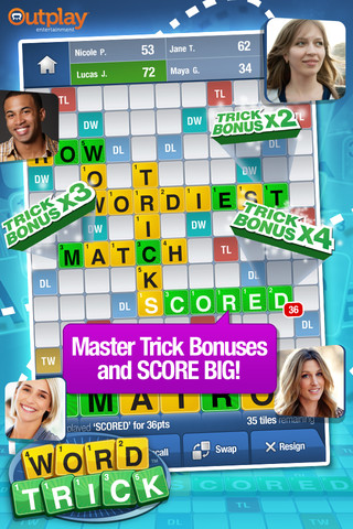 Scrabble-esque Facebook game Word Trick now available on iPhone for free