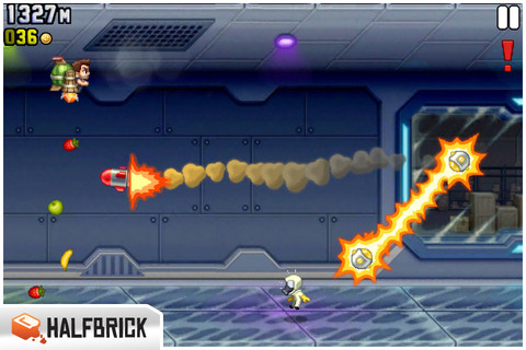 Free iPhone and iPad games: Jetpack Joyride, I Dig It, Speedball 2 Evolution