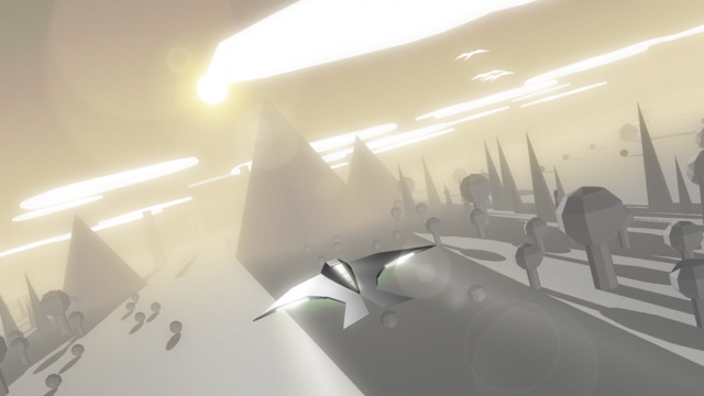 Out at midnight: Race the Sun is a minimalist arcade game about dying in darkness or a collision