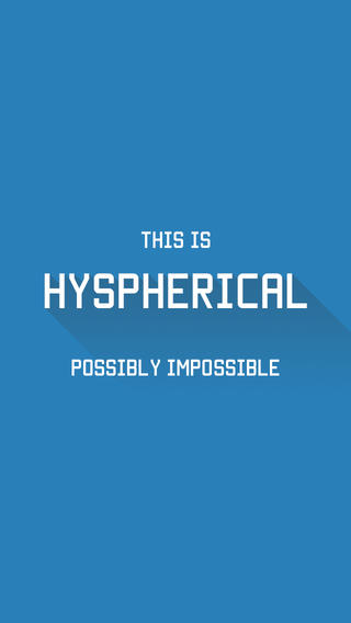 Hyspherical isn't very funny, it's a tough iOS action puzzler that'll test your timing