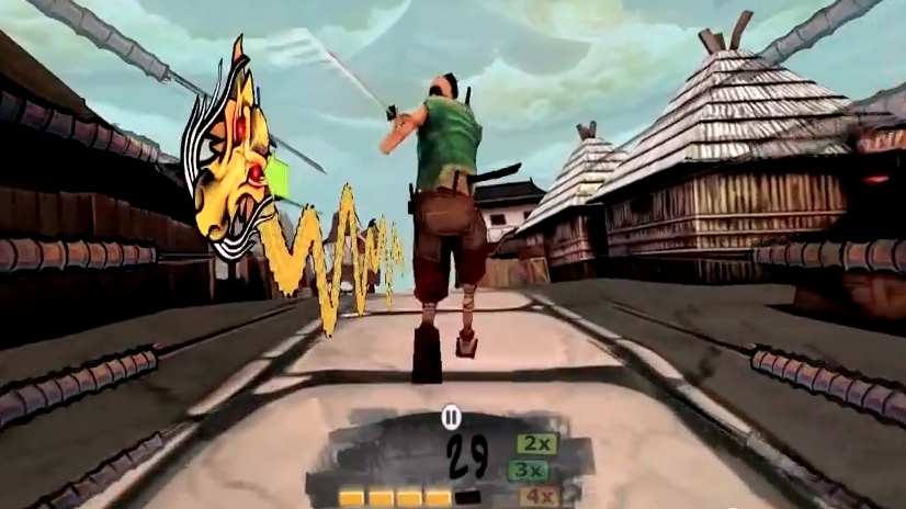Music Samurai lets you swing your katana while keeping the beat