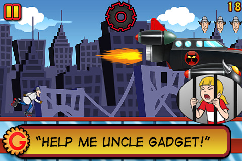 Free iPhone and iPad games: Inspector Gadget's Mad Dash, Geared 2!, The Graveyard