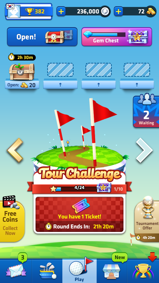 Mini Golf King update introduces single-player mode