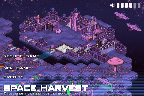 Free iPhone and iPad games: Space Harvest, Alio the Woodcutter
