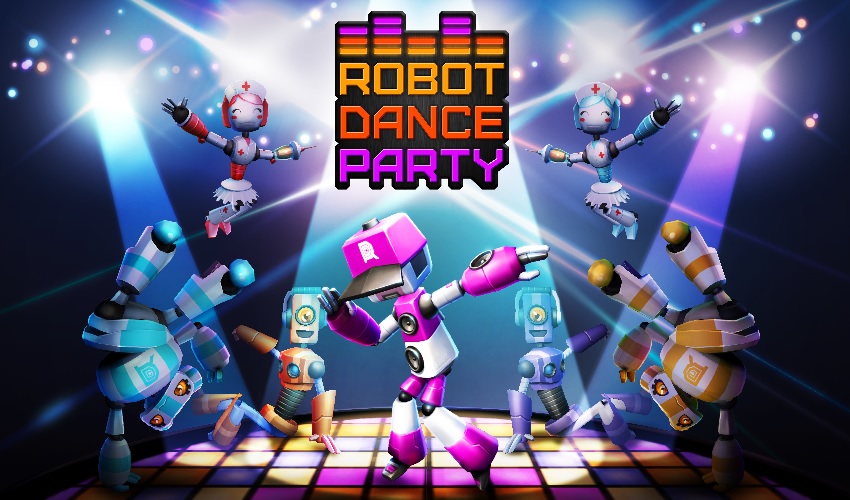 Dance 'til you short circuit in Robot Dance Party, a free rhythm game