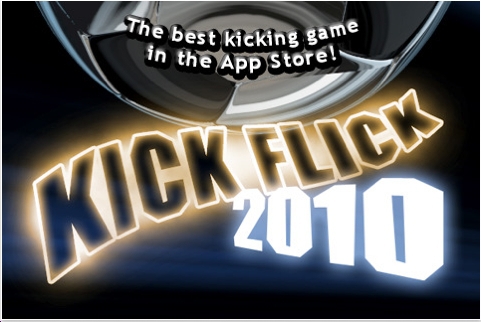 Kick Flick 2010 iPhone game donating profits to charity
