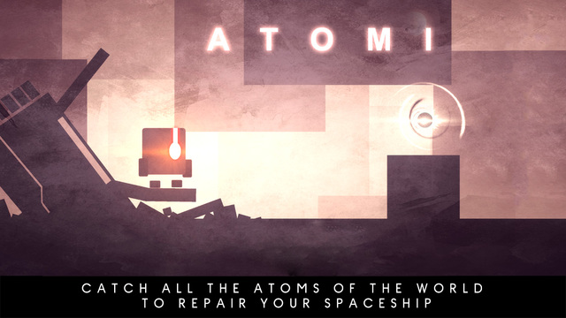 Use shapes to catch atoms and repair your starship in Atomi