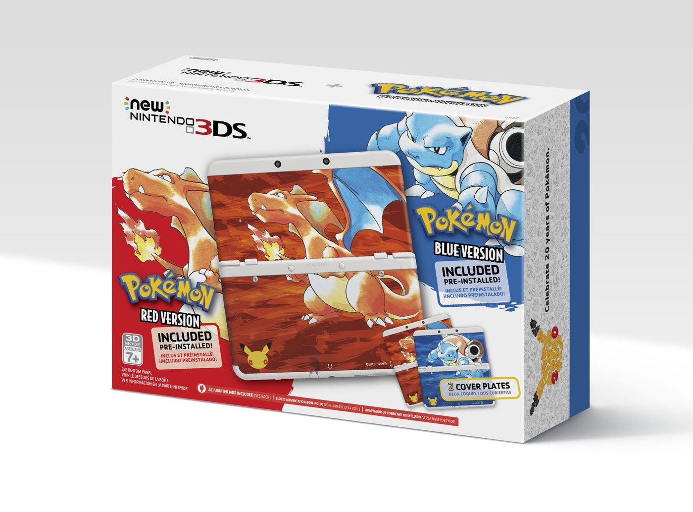 USA and Europe getting 20th anniversary Pokemon 3DS systems - but who got the better bundle?