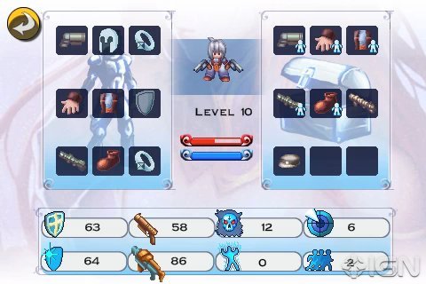 Heroes Lore: Stigmata of Gaia first iPhone screens