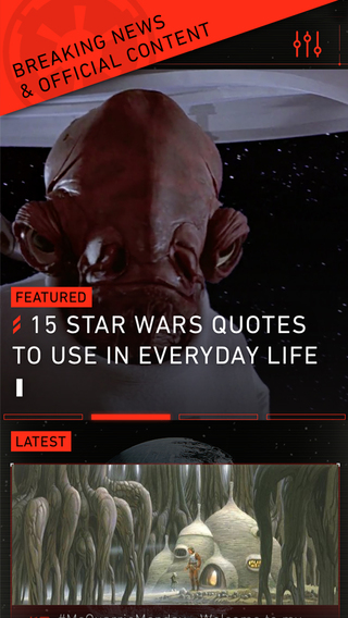 Star Wars companion app icon
